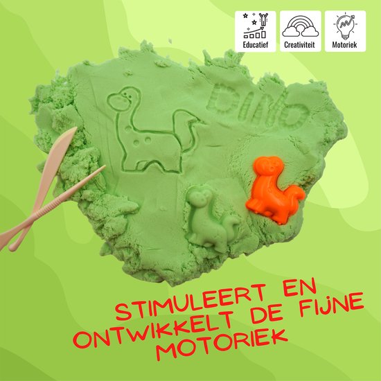 Kinetisch zand lila kopen - sensorisch spel