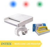 Intex - Multicolor LED waterval & WAYS scrubborstel