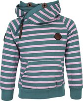 S&C Sweat à capuche Goodday greenpink Kids & Child Filles Vert/Rose - Taille : 98/104