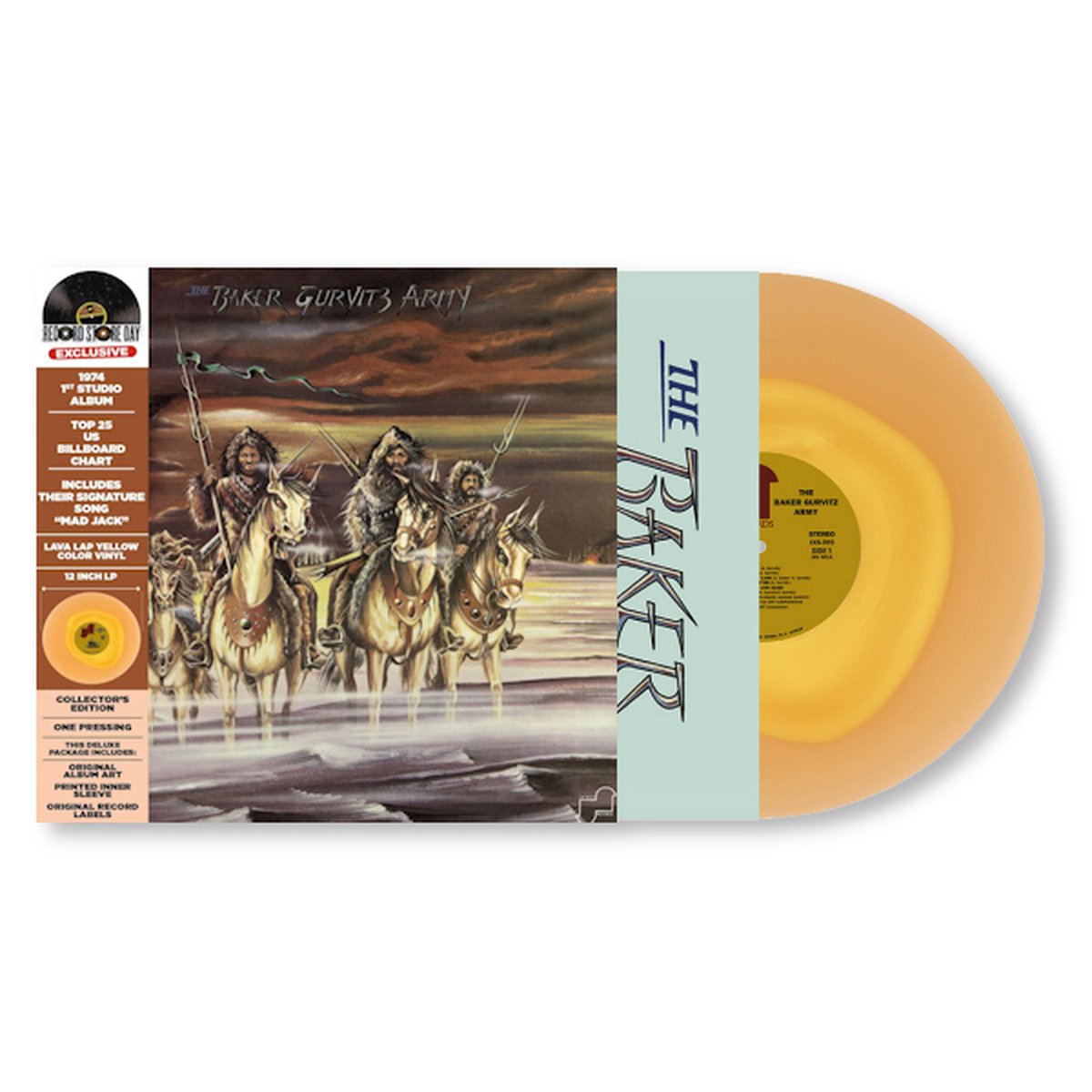 Baker Gurvitz Army - Baker Gurvitz Army (RSD2023 / Yellow & Orange Vinyl)