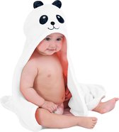 Mooiys Multifunctionele Baby Fleece deken met capuchon – Wikkeldeken – Deken 75x100 cm – Panda
