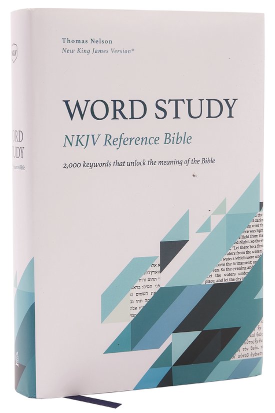 NKJV, Word Study Reference Bible, Hardcover, Red Letter, Com ... - cover