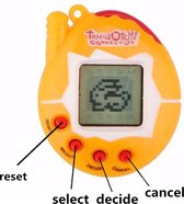 Tamagotchi Connection Nostalgique 49 en 1 Virtual Cyber Pet Toy Funny Oranje/ Jaune