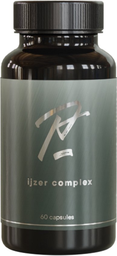 Patser IJzer Complex - 60 capsules - 45 mg ijzer per capsules - Met vitamine C en vitamine B12 - Ondersteun je immuunsysteem - Krijg meer energie en voel je minder vermoeid - Ijzer complex voor de sporter