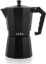 Bama Espresso Maker Doppio 12 Kops - Mat Zwart