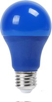 Gekleurde LED party bollamp - E27 - A60 - Blauw - 120 Lumen