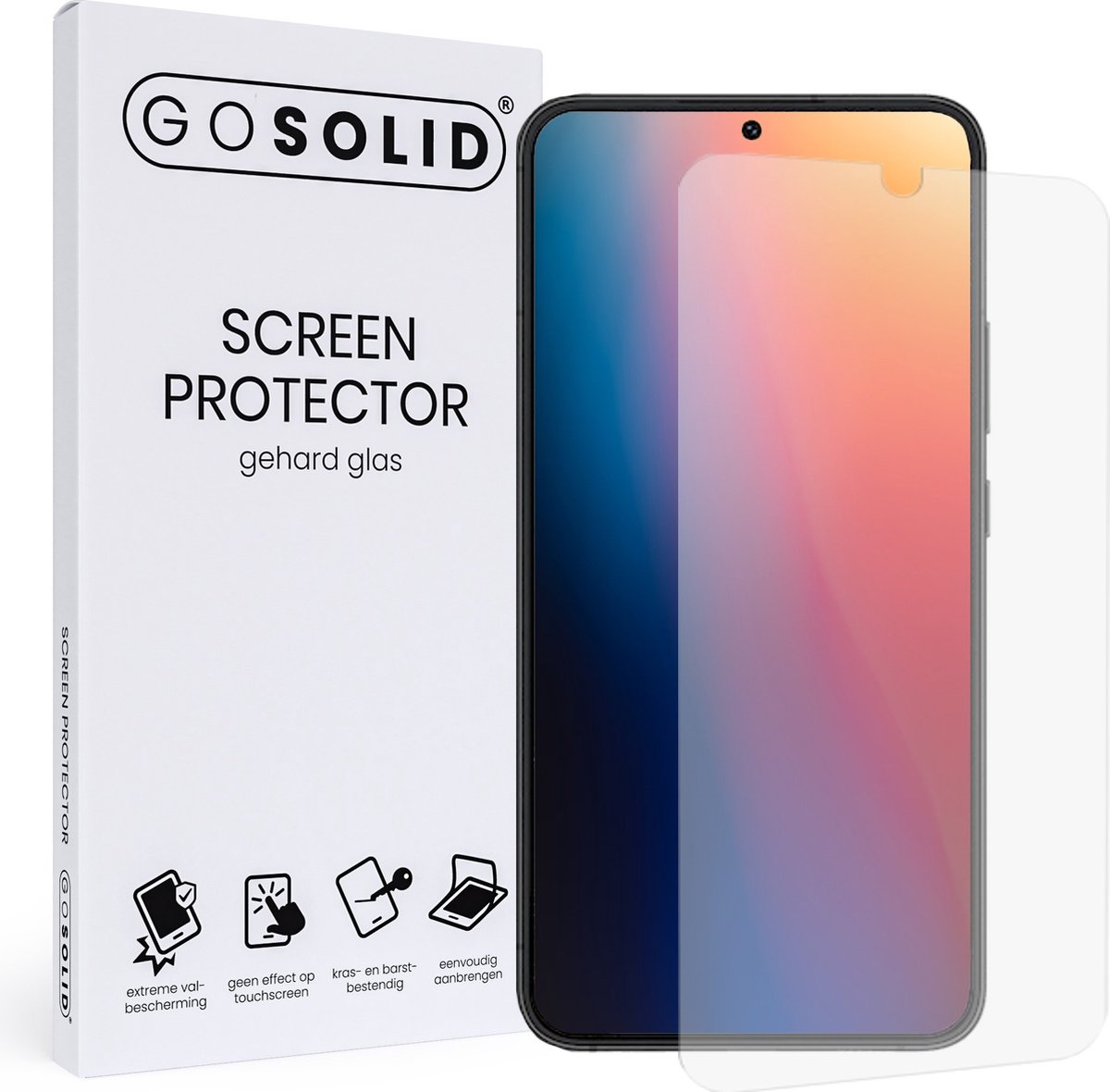 GO SOLID! ® Screenprotector geschikt voor Samsung Galaxy Note 20 Ultra/Note 20 Ultra 5G