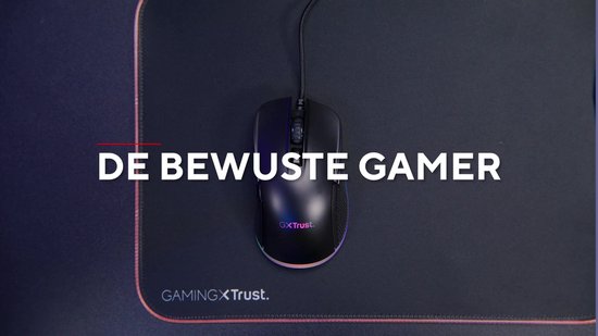 Trust GXT 922 Ybar - Gaming Muis - Bedraad - 7200 DPI - RGB Verlichting - Zwart