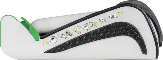 WALSER asiento de coche premium Noemi, ECE R129 asiento elevador coche niños 100-135 cm (aprox. 3-8 años), cómodo asiento infantil para los coches con/sin i-Size, tamaño 57x46x22 cm antracita