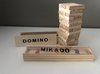 Afbeelding van het spelletje Reisspel Domino + Mikado + Jenga houten toren - 3 fantastische reisspellen- de ideale reisspelletjes