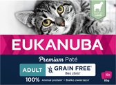 Eukanuba Lams Pate Graanvrij Adult Kat Multi-Pack 12 x 85 gr