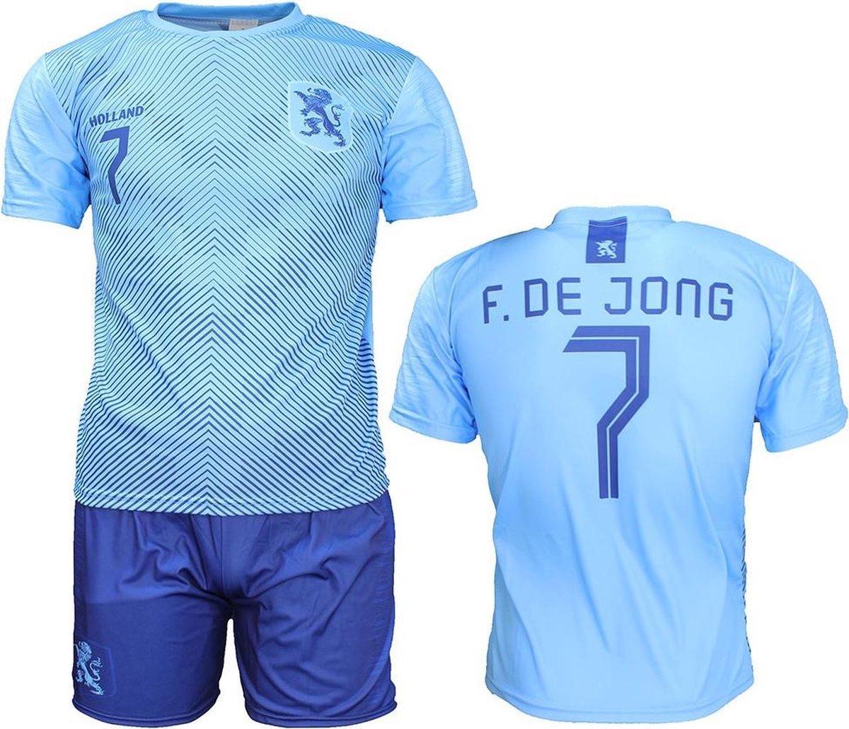 Nederlands Elftal Replica Frenkie de Jong Uit Tenue Voetbal TShirt