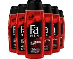 Fa Men - Douchegel - Attraction Force - 6 x 250 ml