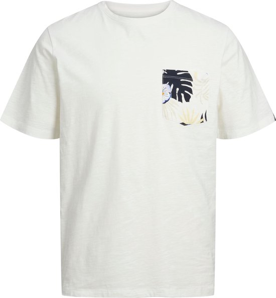 Jack & Jones T-shirt - Regular Fit - Wit - 5XL Grote Maten