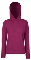 Fruit of the Loom - Lady-Fit Classic Hoodie - Bordeauxrood - XXL