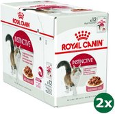 Royal canin wet instinctive in gravy kattenvoer 2x 12x85 gr