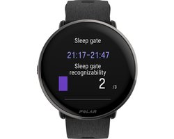 Polar Ignite 3 Titanium - Fitness Smartwatch & GPS Activity Tracker - Siliconen Zwart - S-L