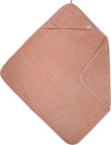 MamaLoes Terrycloth Pink Clair Cape de bain 100% coton avec capuche et 75 x 75 cm, Rose ML5185