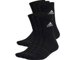 adidas Sportswear Gevoerde Sportswear Sokken 6 Paar - Unisex - Zwart- 43-45