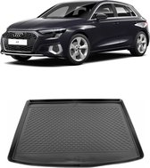 Kofferbakmat - kofferbakschaal op maat voor Audi A3 Sportback 5-deurs vanaf 2020- hoogwaardig kunststof - waterbestendig - Kofferbak mat - gemakkelijk te reinigen en afspoelbaar