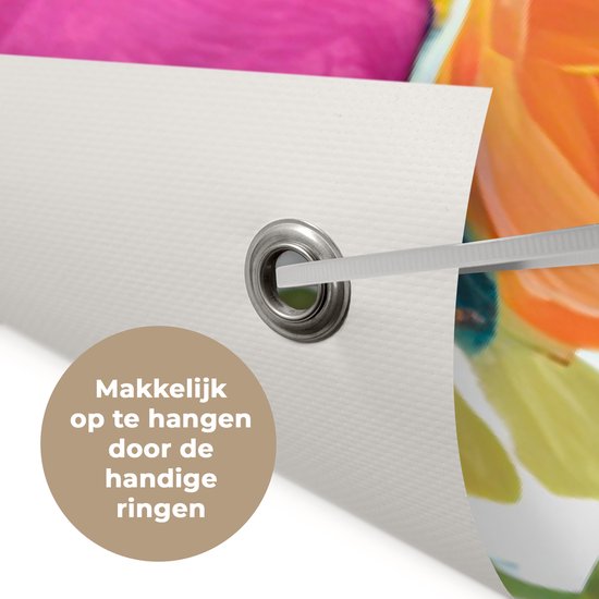 Décoration murale murale Fleurs - Tableau - Nature - Botanique - 120x180 cm - Affiche de jardin - Toile de jardin - Affiche d'extérieur