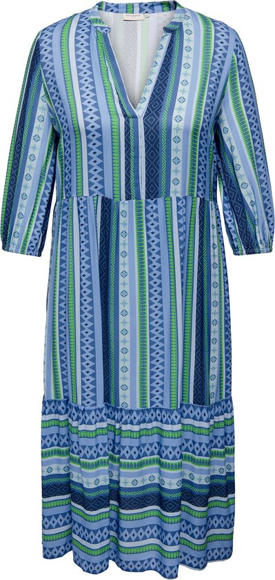 ONLY CARMAKOMA CARMARRAKESH LIFE ROBE 3/4 MOLLET Femme - Taille 46