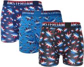 Boxershort Amsterdam wiet 3 pak Maat XXL