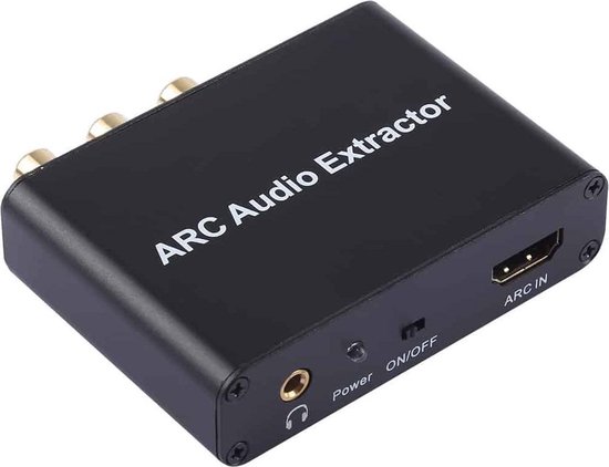 192 KHz ARC Audio Extractor HDMI ARC naar SPDIF + Coaxiale + L / R  Converter Audio... | bol.com