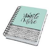 Sigel - spiraal notitieboek - Jolie - A5 - hardcover - 240 pagina's - 120 grams - dots - Curly Mint - SI-JN623
