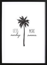 More Summer (50x70cm) - Wallified - Tekst - Poster  - Wall-Art - Woondecoratie - Kunst - Posters