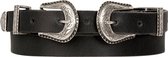 Cowboysbelt Belt 209145 - Size 105 - Zwart