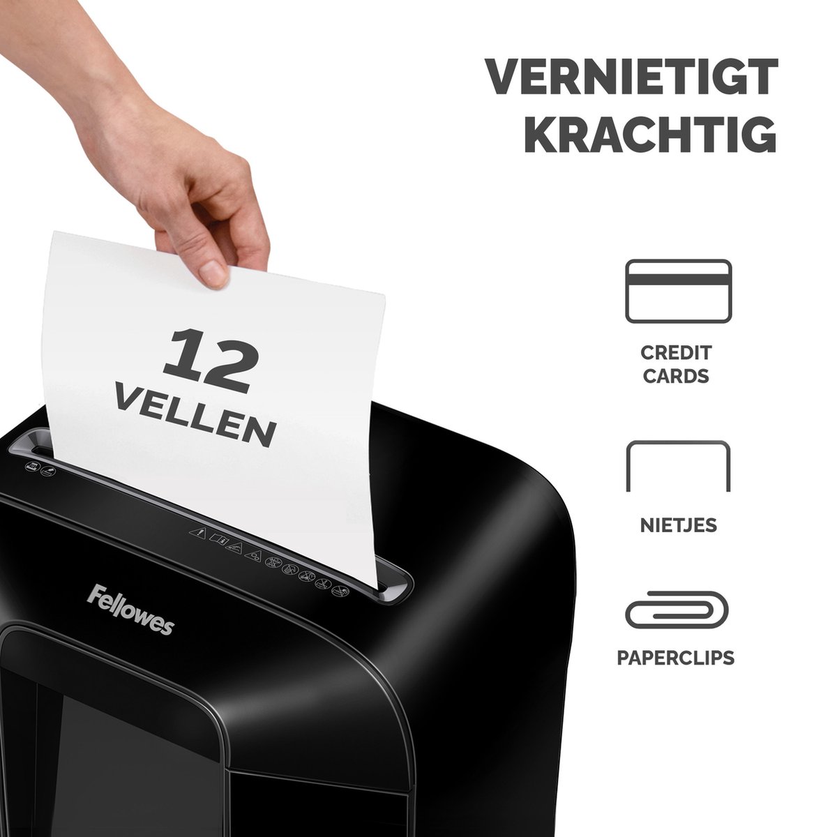 Fellowes Powershred papiervernietiger LX50