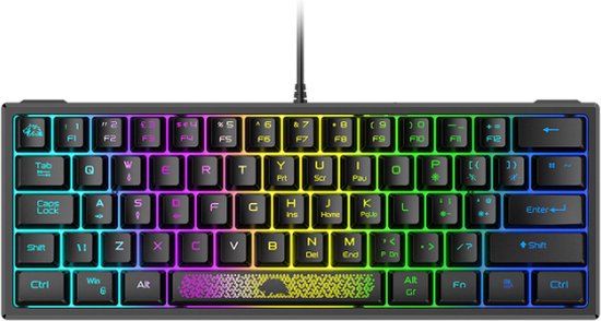 clavier gamer clavier mécanique K620 Mini Gaming 61 touches RGB