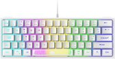Gaming Toetsenbord - Gaming Keyboard - Ziygulang Mechanisch Toetsenbord RGB Backlit 60 Key - Duurzaam - Ergonomisch - Wit - Gaming toetsenbord mechanisch - Mechanisch toetsenbord 60% Wit - Mechanical gaming keyboard - Mechanisch gaming toetsenbord