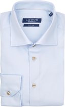 Ledub - Overhemd Twill Lichtblauw - Heren - Maat 45 - Modern-fit