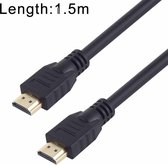 Câble HDMI 2.0 Super Speed ​​Full HD 4K x 2K 30AWG avec Ethernet Câble audio / vidéo numérique avancé 4K x 2K Téléviseur connecté à un ordinateur 19 + 1 Version cuivre étamé, longueur: 1,5 m