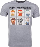 T-shirt My Heroes - Grijs