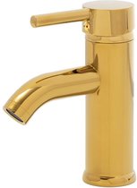 Robinet de lavabo - deux flexibles - or