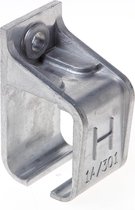 Henderson Raildrager,aluminium voor wandmontage, open model 1A/301