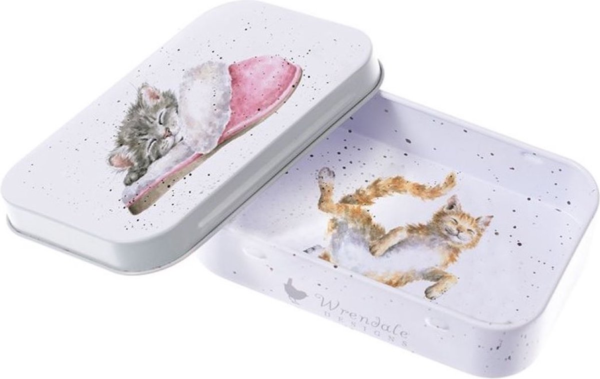 Goedkoopste Wrendale doosje - 'The Snuggle is Real' Cat Mini Gift Tin