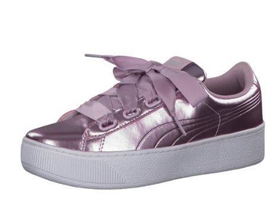 bol.com | Puma Vikky Platform Ribbon lila sneakers dames - Maat 40