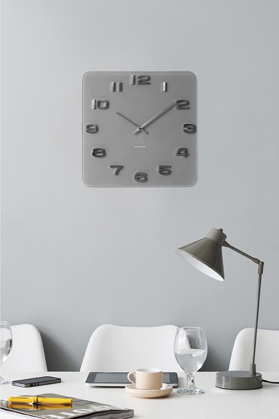 Karlsson wandklok Regal Numbers - wit - 30cm – vtwonen