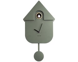 Karlsson Koekoeksklok Modern Cuckoo ABS - Jungle Groen - 41x8,5x21,5cm - Scandinavisch