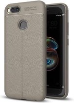 Litchi TPU Case - Xiaomi Mi A1 - Grijs