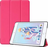 Case2go - Tablet Hoes geschikt voor de Apple iPad Mini (2019) - Tri-Fold Book Case - Magenta