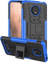 Schokbestendige Back Cover - Motorola Moto Z4 Play - Blauw