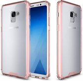 Hybrid Armor Case - Samsung Galaxy A8 Plus (2018) - Roze