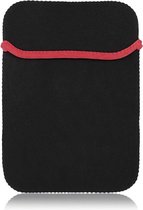 Universele 7 Inch Tablet Sleeve Zwart/Rood