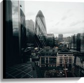 Canvas - Uitzicht van een Stad - Verenigd Koninkrijk - 60x60 cm Foto op Canvas Schilderij (Wanddecoratie op Canvas)