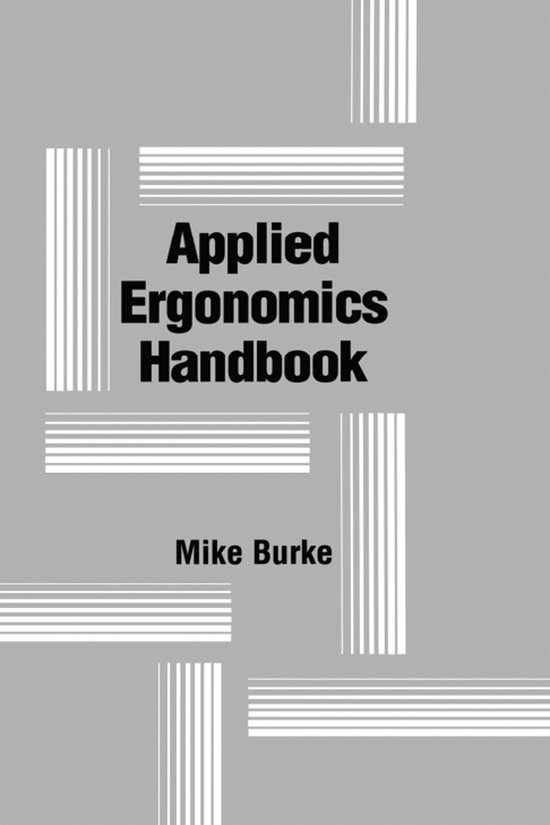 Applied Ergonomics Handbook - cover